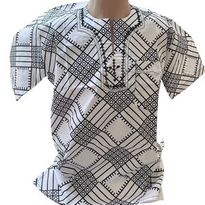 - Africa print shirt